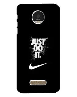 Чехол для Motorola MOTO Z с картинкой «Текстовый принт Nike» Чехол для Motorola MOTO Z с картинкой «Текстовый принт Nike»