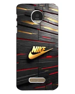 Чехол для Motorola MOTO Z с картинкой «Золотой Nike на металле» Чехол для Motorola MOTO Z с картинкой «Золотой Nike на металле»