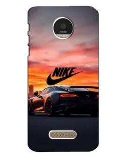 Чехол для Motorola MOTO Z с картинкой «Nike и суперкар» Чехол для Motorola MOTO Z с картинкой «Nike и суперкар»