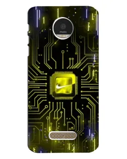 Чехол для Motorola MOTO Z с картинкой «Nike — золотая искра» Чехол для Motorola MOTO Z с картинкой «Nike — золотая искра»