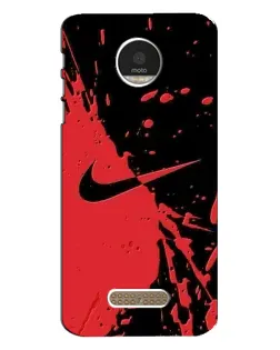 Чехол для Motorola MOTO Z с картинкой «Красные брызги Nike» Чехол для Motorola MOTO Z с картинкой «Красные брызги Nike»