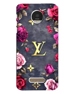 Чехол для Motorola MOTO Z с картинкой «Цветочный Louis Vuitton»