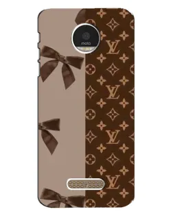 Чехол для Motorola MOTO Z с картинкой «Louis Vuitton — банты»