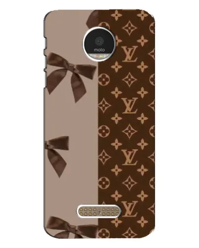 Чехол для Motorola MOTO Z с картинкой «Louis Vuitton — банты»