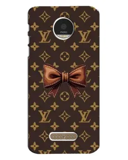 Чехол для Motorola MOTO Z с картинкой «LV с бантом»