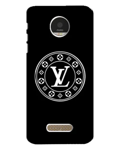 Чехол для Motorola MOTO Z с картинкой «LV — печать стиля»