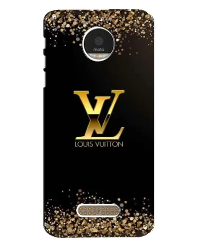 Чехол для Motorola MOTO Z с картинкой «LV — золотые искры»