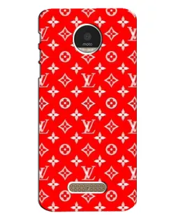 Чехол для Motorola MOTO Z с картинкой «Яркий паттерн LV»