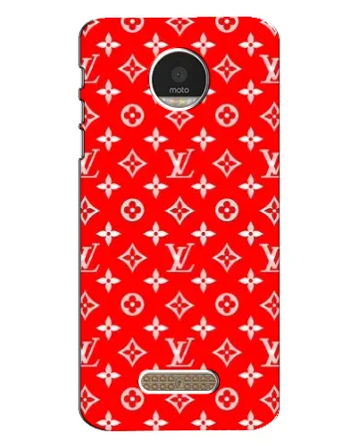 Чехол для Motorola MOTO Z с картинкой «Яркий паттерн LV»