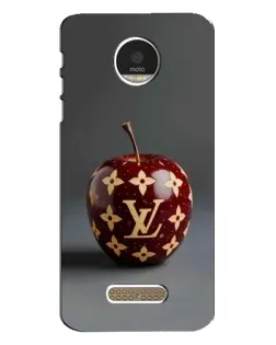 Чехол для Motorola MOTO Z с картинкой «Красное яблоко LV»