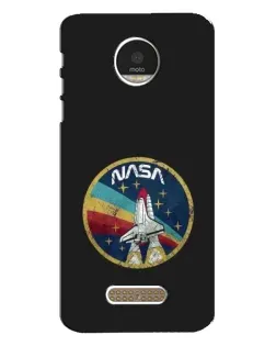 Чехол для Motorola MOTO Z с картинкой «NASA — эмблема миссии»