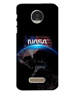 Чехол для Motorola MOTO Z с картинкой «Земля из космоса NASA» Чехол для Motorola MOTO Z с картинкой «Земля из космоса NASA»