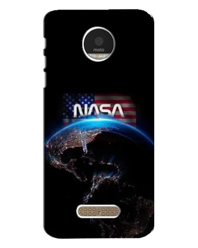 Чехол для Motorola MOTO Z с картинкой «Земля из космоса NASA»