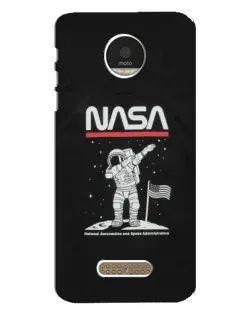 Чехол для Motorola MOTO Z с картинкой «NASA — шагаем по Луне» Чехол для Motorola MOTO Z с картинкой «NASA — шагаем по Луне»