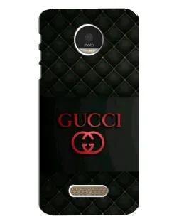 Чехол для Motorola MOTO Z с картинкой «Gucci — стеганый черный»