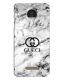 Чехол для Motorola MOTO Z с картинкой «Gucci — мраморный шик»
