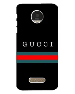 Чехол для Motorola MOTO Z с картинкой «Gucci — красный пояс»