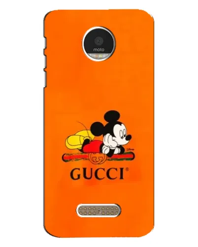 Чехол для Motorola MOTO Z с картинкой «Микки Маус Gucci — оранж» Чехол для Motorola MOTO Z с картинкой «Микки Маус Gucci — оранж»