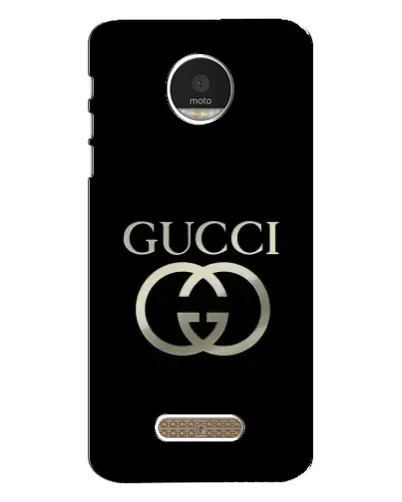 Чехол для Motorola MOTO Z с картинкой «Gucci — золото на черном» Чехол для Motorola MOTO Z с картинкой «Gucci — золото на черном»