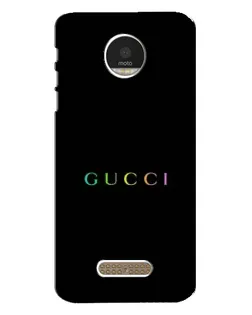 Чехол для Motorola MOTO Z с картинкой «Gucci — неоновый минимализм»
