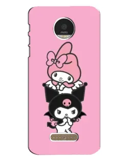 Чехол для Motorola MOTO Z с картинкой «My Melody и Kuromi» Чехол для Motorola MOTO Z с картинкой «My Melody и Kuromi»