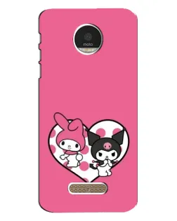 Чехол для Motorola MOTO Z с картинкой «Kuromi и My Melody» Чехол для Motorola MOTO Z с картинкой «Kuromi и My Melody»