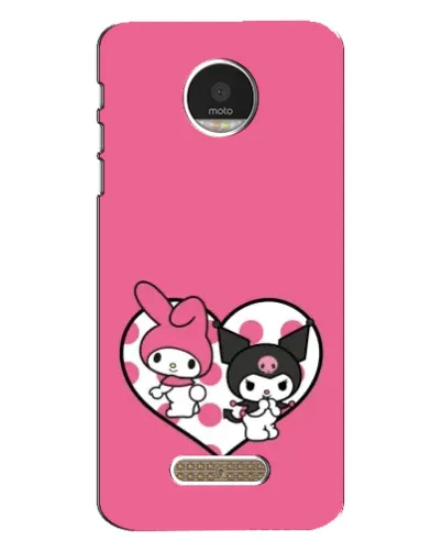 Чехол для Motorola MOTO Z с картинкой «Kuromi и My Melody» Чехол для Motorola MOTO Z с картинкой «Kuromi и My Melody»