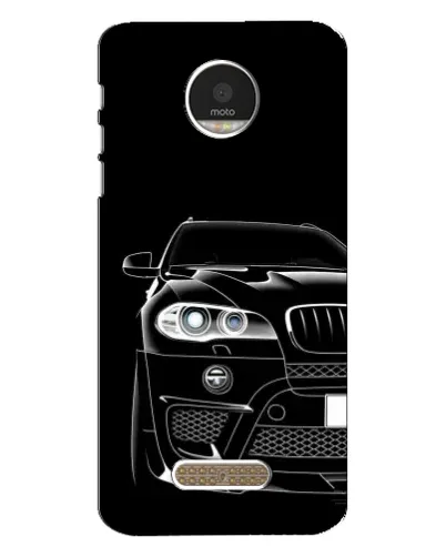 Чехол для Motorola MOTO Z с картинкой «Темный силуэт BMW» Чехол для Motorola MOTO Z с картинкой «Темный силуэт BMW»