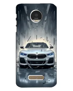 Чехол для Motorola MOTO Z с картинкой «BMW в свете фар»