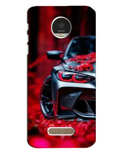 Чехол для Motorola MOTO Z с картинкой «Спортивная BMW и цветы» Чехол для Motorola MOTO Z с картинкой «Спортивная BMW и цветы»