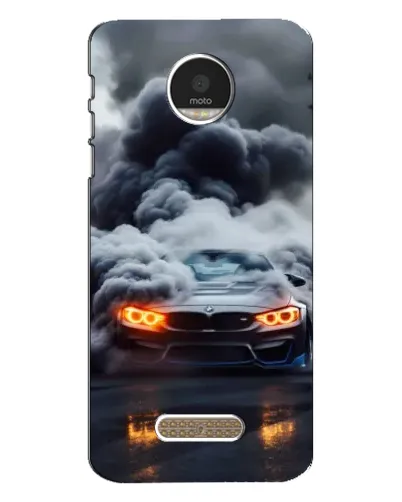 Чехол для Motorola MOTO Z с картинкой «BMW в дыму» Чехол для Motorola MOTO Z с картинкой «BMW в дыму»