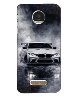 Чехол для Motorola MOTO Z с картинкой «BMW сквозь туман»
