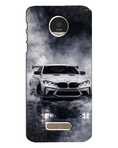 Чехол для Motorola MOTO Z с картинкой «BMW сквозь туман» Чехол для Motorola MOTO Z с картинкой «BMW сквозь туман»