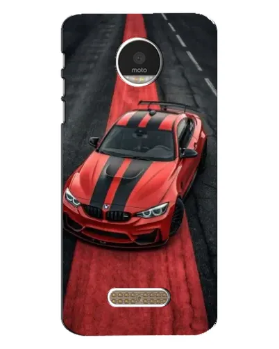 Чехол для Motorola MOTO Z с картинкой «BMW на красной дорожке» Чехол для Motorola MOTO Z с картинкой «BMW на красной дорожке»