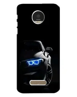 Чехол для Motorola MOTO Z с картинкой «BMW — ночной взгляд»