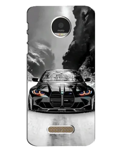 Чехол для Motorola MOTO Z с картинкой «BMW — акварельный дрифт» Чехол для Motorola MOTO Z с картинкой «BMW — акварельный дрифт»
