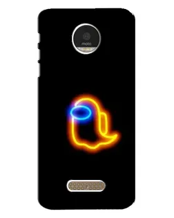 Чехол для Motorola MOTO Z с картинкой «Among Us неоновое сияние» Чехол для Motorola MOTO Z с картинкой «Among Us неоновое сияние»