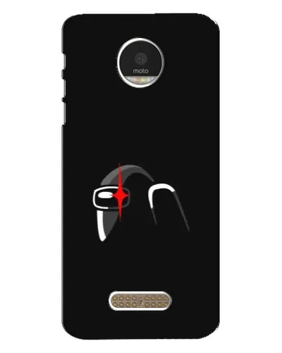 Чехол для Motorola MOTO Z с картинкой «Among Us шлем»