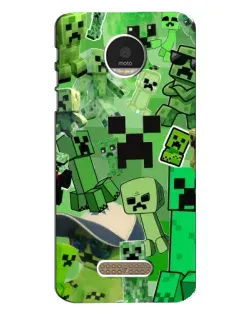 Чехол для Motorola MOTO Z с картинкой «Криперы Minecraft» Чехол для Motorola MOTO Z с картинкой «Криперы Minecraft»