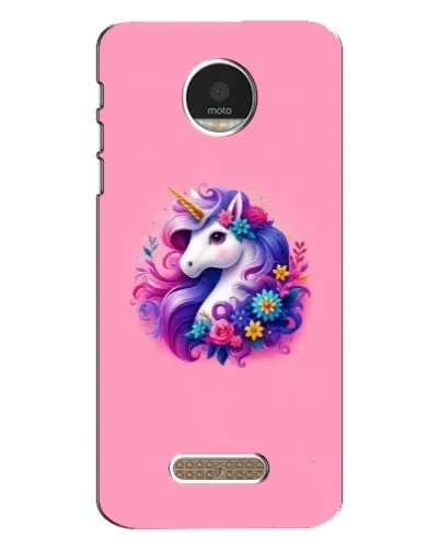 Чехол для Motorola MOTO Z с картинкой «Сказочный единорог»