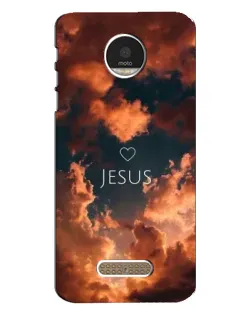 Чехол для Motorola MOTO Z с картинкой «Сияние Имени Jesus»