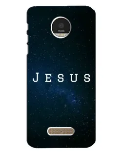 Чехол для Motorola MOTO Z с картинкой «Звездное небо Jesus»