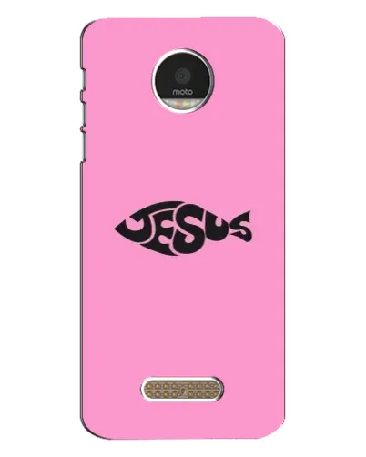 Чехол для Motorola MOTO Z с картинкой «Розовый символ Jesus» Чехол для Motorola MOTO Z с картинкой «Розовый символ Jesus»
