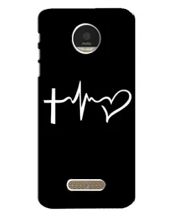 Чехол для Motorola MOTO Z с картинкой «Пульс веры»