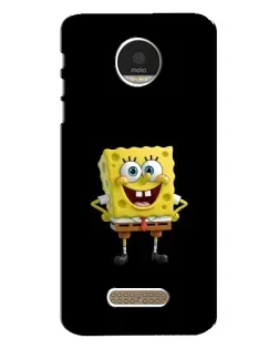 Чехол для Motorola MOTO Z с картинкой «Классический Губка Боб»