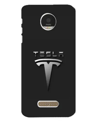 Чехол для Motorola MOTO Z с картинкой «Стальной логотип Tesla» Чехол для Motorola MOTO Z с картинкой «Стальной логотип Tesla»