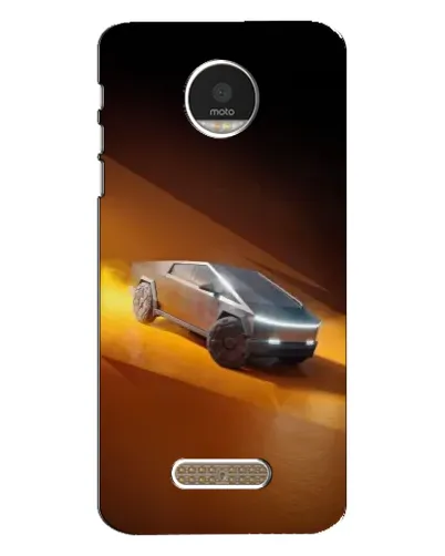 Чехол для Motorola MOTO Z с картинкой «Cybertruck в пустыне» Чехол для Motorola MOTO Z с картинкой «Cybertruck в пустыне»