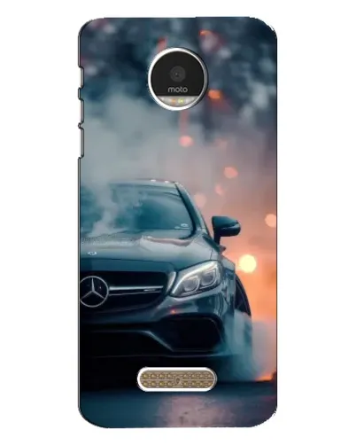 Чехол для Motorola MOTO Z с картинкой «Mercedes — ночной город» Чехол для Motorola MOTO Z с картинкой «Mercedes — ночной город»