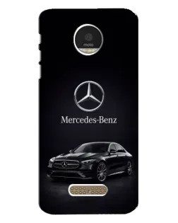 Чехол для Motorola MOTO Z с картинкой «Mercedes — решетка радиатора»