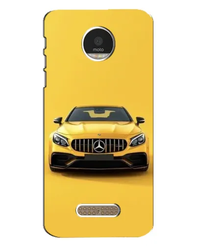 Чехол для Motorola MOTO Z с картинкой «Желтый Mercedes GT» Чехол для Motorola MOTO Z с картинкой «Желтый Mercedes GT»